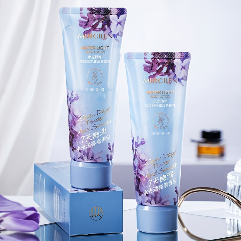 MERCILEN Water-Glow Essence Body Lotion, Containing Nicotinamide, Comfrey Nut Oil And Squalane for Deep Hydration And Skin Firming in a Two-In-One Formula for Nourishment, Brightening And Firming. Suitable for Daily Care