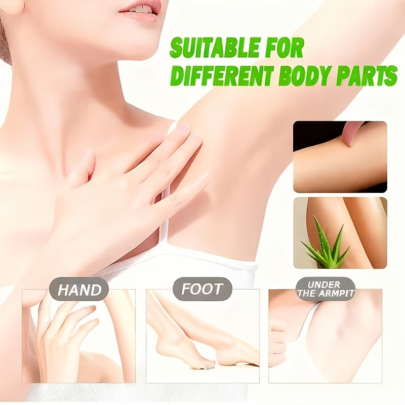 Single-use, 6-month Long-lasting Smoothness, Cooling and Icy Sensation, a Summer Essential. 50G Coconut Hair Removal Cream for Both Men and Women, Quick Hair Removal, Easy Application, Instant Results, Semi-permanent Hair Removal, Smooth with No