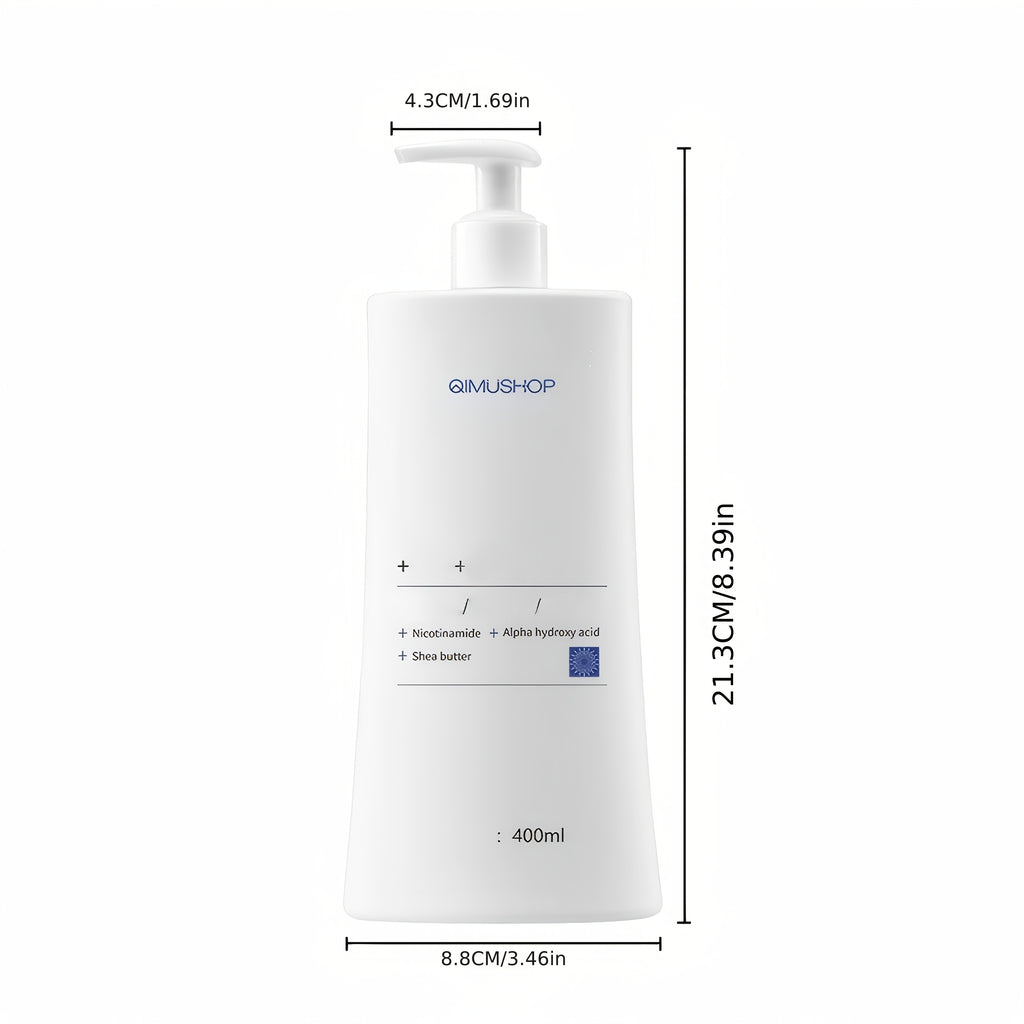 13.53oz Nicotinamide Fruit Acid Essence Body Lotion Moisturizing and Moisturizing Autumn and Winter Women's and Men's Skin Drying and Moisturizing Lotion Men's and Women's Skin Beautifying and Fragrant Avocado Extract