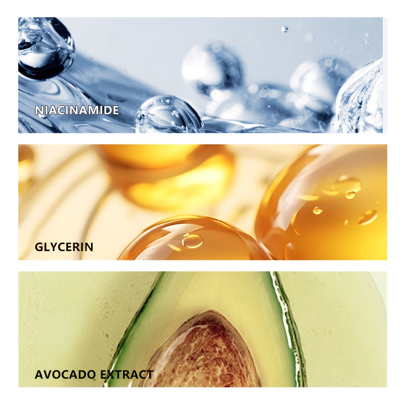 13.53oz Nicotinamide Fruit Acid Essence Body Lotion Moisturizing and Moisturizing Autumn and Winter Women's and Men's Skin Drying and Moisturizing Lotion Men's and Women's Skin Beautifying and Fragrant Avocado Extract