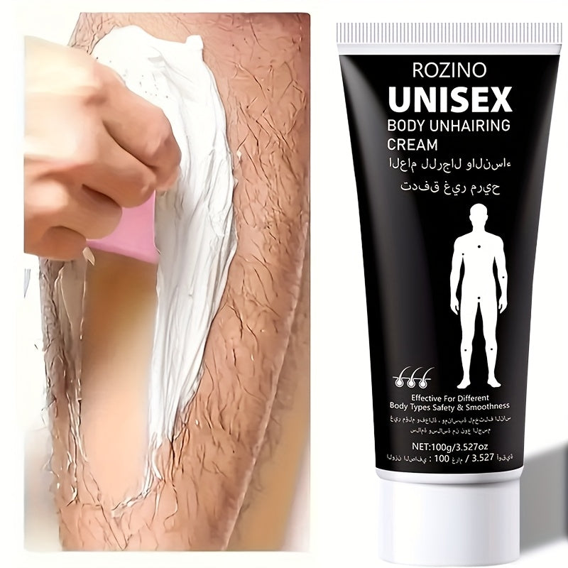 100g Unisex Hair Removal Cream, Spring and Summer Hair Removal Care, Refreshing Skin, Easy Hair Removal, Lip Hair Removal, Leg Hair Removal, Armpit Hair Removal, Gentler and Cleaner