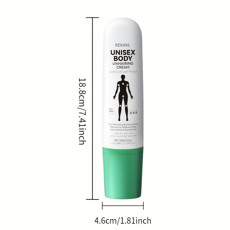 Long-lasting Hair Removal Cream for Quick and Durable Summer Hair Removal. Suitable for Both Men and Women to Achieve Smooth, Clean Skin with No Residue. Features a Portable Rotating Brush Head for Easy Application. Combines Hair Removal and Shaving