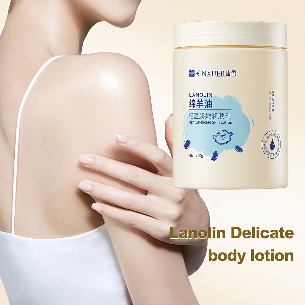 Sheep Oil Lightweight Moisturizing Lotion - Deep Hydration, Smooth Skin, Apply All Over Body After Shower, Contains Niacinamide, Aloe, Avocado Skincare Ingredients