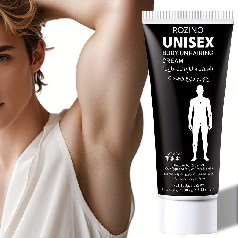 100g Unisex Hair Removal Cream, Spring and Summer Hair Removal Care, Refreshing Skin, Easy Hair Removal, Lip Hair Removal, Leg Hair Removal, Armpit Hair Removal, Gentler and Cleaner
