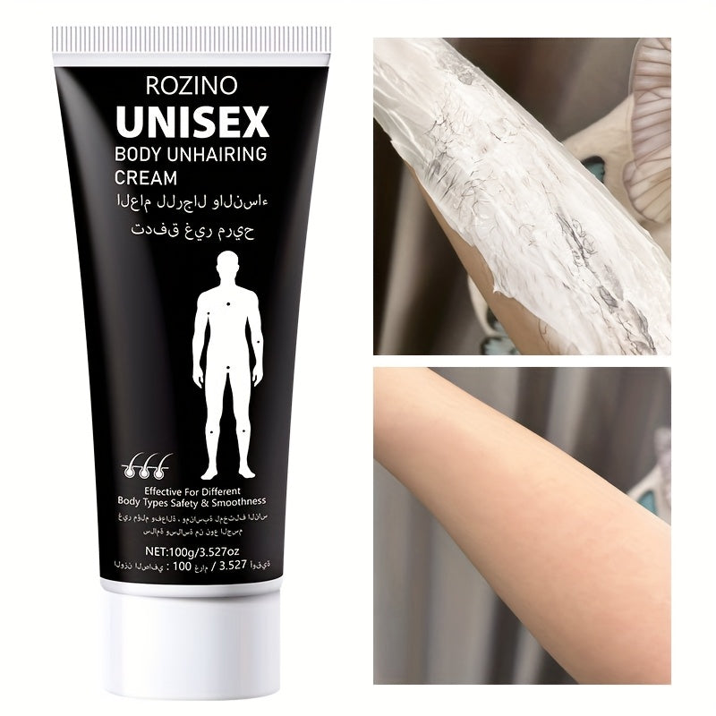 100g Unisex Hair Removal Cream, Spring and Summer Hair Removal Care, Refreshing Skin, Easy Hair Removal, Lip Hair Removal, Leg Hair Removal, Armpit Hair Removal, Gentler and Cleaner