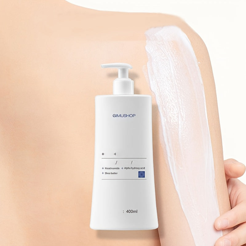 13.53oz Nicotinamide Fruit Acid Essence Body Lotion Moisturizing and Moisturizing Autumn and Winter Women's and Men's Skin Drying and Moisturizing Lotion Men's and Women's Skin Beautifying and Fragrant Avocado Extract
