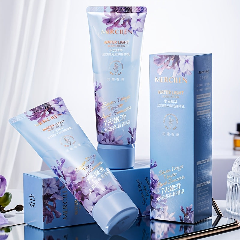 MERCILEN Water-Glow Essence Body Lotion, Containing Nicotinamide, Comfrey Nut Oil And Squalane for Deep Hydration And Skin Firming in a Two-In-One Formula for Nourishment, Brightening And Firming. Suitable for Daily Care